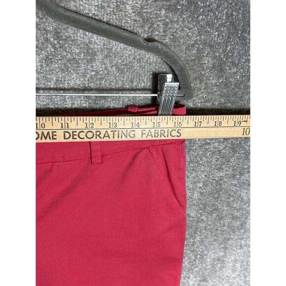 J Crew Cafe Capri Pants Womens Size 6 Pink Pockets Stretch Cropped Chino‎ - Picture 5 of 8